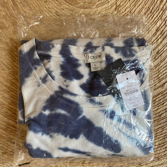 J. Crew Tie Dye Sweatshirt NWT - Picture 9 of 9